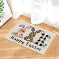 thumbnail image 2 of Tyidzon Easter Kitchen Mats Bunny Floor Mat, 24" x 16" Kitchen Rugs Spring Holiday Decorative Non-Slip Rectangle Doormats Floor Mat for Home Entrance, 2 of 8