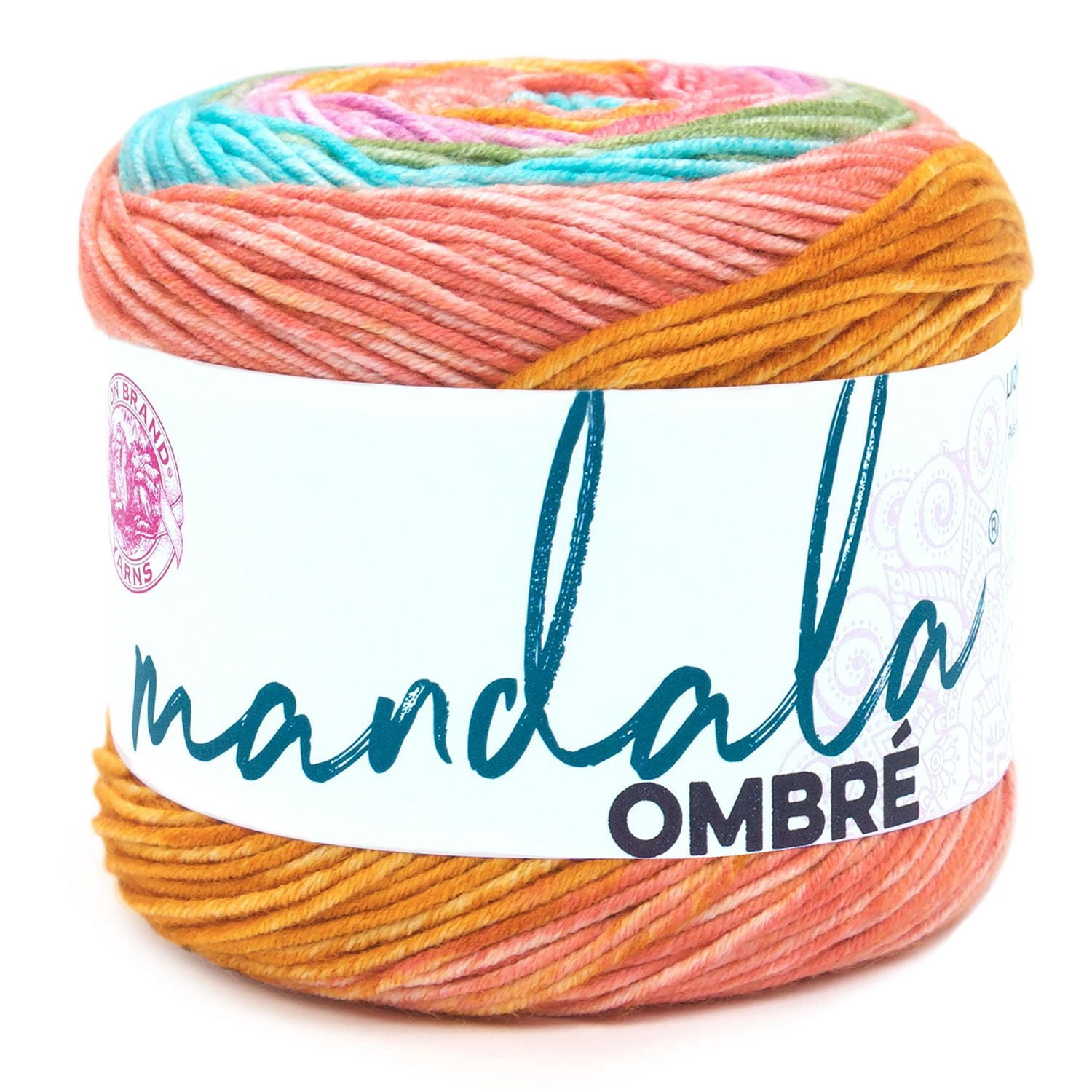 Lion Brand Yarn Mandala Ombre Happy Yarn