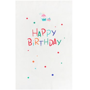 Toile de Fond Joyeux Anniversaire Simple Décoration de Fond de Fête d'Anniversaire