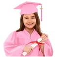 thumbnail image 2 of LYHaoo Preschool Kindergarten Graduation Gown Cap Set With Tassel And Graduation Sash For Child Size,Crewneck Basic Tees Sizes 4-5 Years, 2 of 6