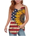 thumbnail image 2 of MKOSPLRT Débardeurs Drapeau Américain Filles Enfants Sans Manches Col Rond Fête de l'Indépendance Débardeurs Mignons Rouge Blanc et Bleu Débardeurs 5-14 Ans, 2 of 6