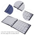 thumbnail image 3 of Coin Holder, Plug-in Type Coin Collection Book, 29mm Dia Coin Professional 10-Page for Enthusiast Exhibition Blue, 3 of 7
