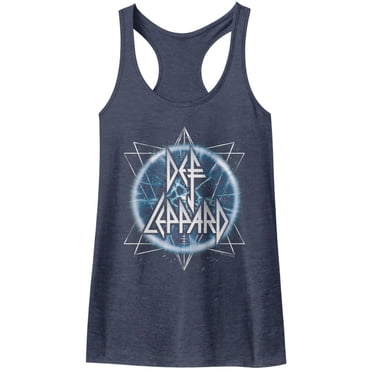 Def Leppard Electric Eye Vintage Navy Women's Racerback Tank Top Xl