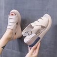 thumbnail image 1 of RKSTN Sandales pour Femmes Sandales Habillées d'Été Dames Bout Ouvert Rétro Chaussures à Plateforme Compensée Sandales Confortables Douces, 1 of 3