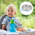 thumbnail image 3 of SHISUYAN 1 Pce Assiette de Souper pour Enfants en Acier Inoxydable Assiette pour Aliments Assiette de Rangement Alimentaire pour la Maison, 3 of 9