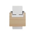 thumbnail image 2 of Ergotron WorkFit Elevate Assis-Debout - Bureau Mural Assis/debout - Rectangulaire - Érable mendota - base snow white, 2 of 8