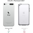 thumbnail image 4 of Case For Ipod Touch 7 Touch 6 Touch 5 With 2 Screen Protector, [Three Layer Series] Heavy Duty Protection Shockproof High Impact Protective Case For Apple Ipod Touch 5/6/7Th Gen, Rose Gold, 4 of 5