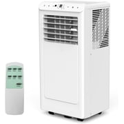 10,000 BTU Portable Air Conditioner, Cools up to 550 Sq.Ft, Quiet AC Unit with 3-in-1 Cooling, Dehumidifier & Fan, Energy Efficient, Remote Control, 24H Timer, LED Display, Window Kit, White