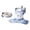 Blue, variant on Chest Strap Harness for Cats Adjustable Escape-Proof Walking and Training Vest with Leash No-Pull Design for Outdoor Indoor Use