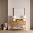 thumbnail image 2 of Bouclair Off White Ceramic Table Lamp, 2 of 10