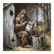 Funny Shower Curtain Humorous Sitting On Reading Newspaper Shower Curtains Animal Print Bathroom Polyester Bath Curtain Bathroom Rug Set with Shower Curtain Extra Long Heavy Duty Shower Curtain Liner