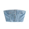 thumbnail image 4 of Débardeurs à Bretelles Spaghetti pour Femmes Y2k Fairycore Dentelle Patchwork Crop Top Sans Manches, 4 of 6