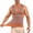 Brown, variant on Men's Workout Tank Tops, Body Shaping Slim Fit Sleeveless Shirt, Moisture Wicking Stretch Active Gym Shirt for Men, Casual Athletic Compression Undershirt