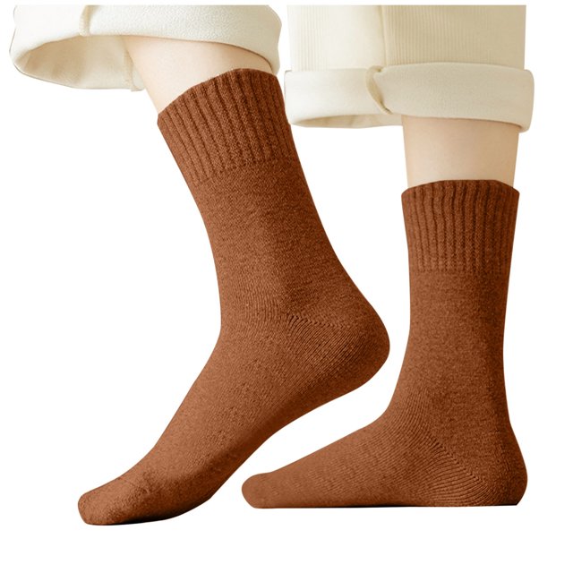 Chaussettes d'Hiver pour Femmes, en Molleton pour Garder au Chaud et au Froid