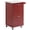 Red, variant on HOMCOM Kitchen Cart, Small Kitchen Island, Stainless Steel Utility Trolley