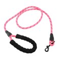 thumbnail image 2 of Dog 5ft Reflective Dog Leash Strong Dog Leash with Comfortable Padded Handle Traction Rolled Dog Leads Anti-Slip Handle Dog Leash Rope for Large and Medium Pets, 2 of 7