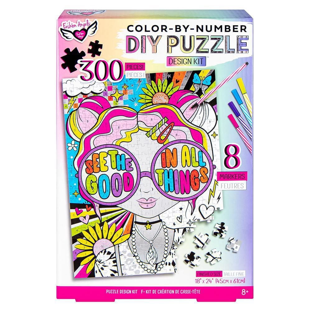 Fashion Angels Color by Number DIY Puzzle