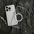 thumbnail image 3 of Premium Aesthetics Ins-Style Clear Magnetic Silicone Case – (Matte black,iPhone 15 Pro), 3 of 6