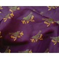 thumbnail image 4 of oneOone Silk Tabby Fabric Branch & Bird Block Print Fabric By The Yard 42 Inch Wide, 4 of 4