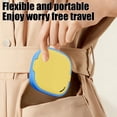 thumbnail image 4 of Czzoypi Multi Functional Braces Storage Box, Sealed Dust Proof Dental Retainer Case with Mirror, Portable Travel Organizer for Invisible Aligners Retainers Jewelry, Yellow, 4 of 6