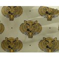 thumbnail image 4 of oneOone Georgette Viscose Fabric Animal Face Block Print Fabric By The Yard 42 Inch Wide, 4 of 4