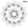 thumbnail image 1 of Coofit Boules en Mousse Boules en Styromousse Multifonctionnelles Boules en Mousse Blanches pour Bricolage, 1 of 8