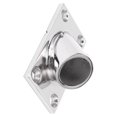thumbnail image 3 of Stainless Steel 45 Degree Rectangular Base Durable Boat Hand Rail Fitting for Boats22mm,, 3 of 5