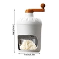 thumbnail image 3 of JASKFLY Shaved Ice Machine Manual Ice Shaver for Home Use - Hand Crank Non-Electric Ice Crusher for, 3 of 9