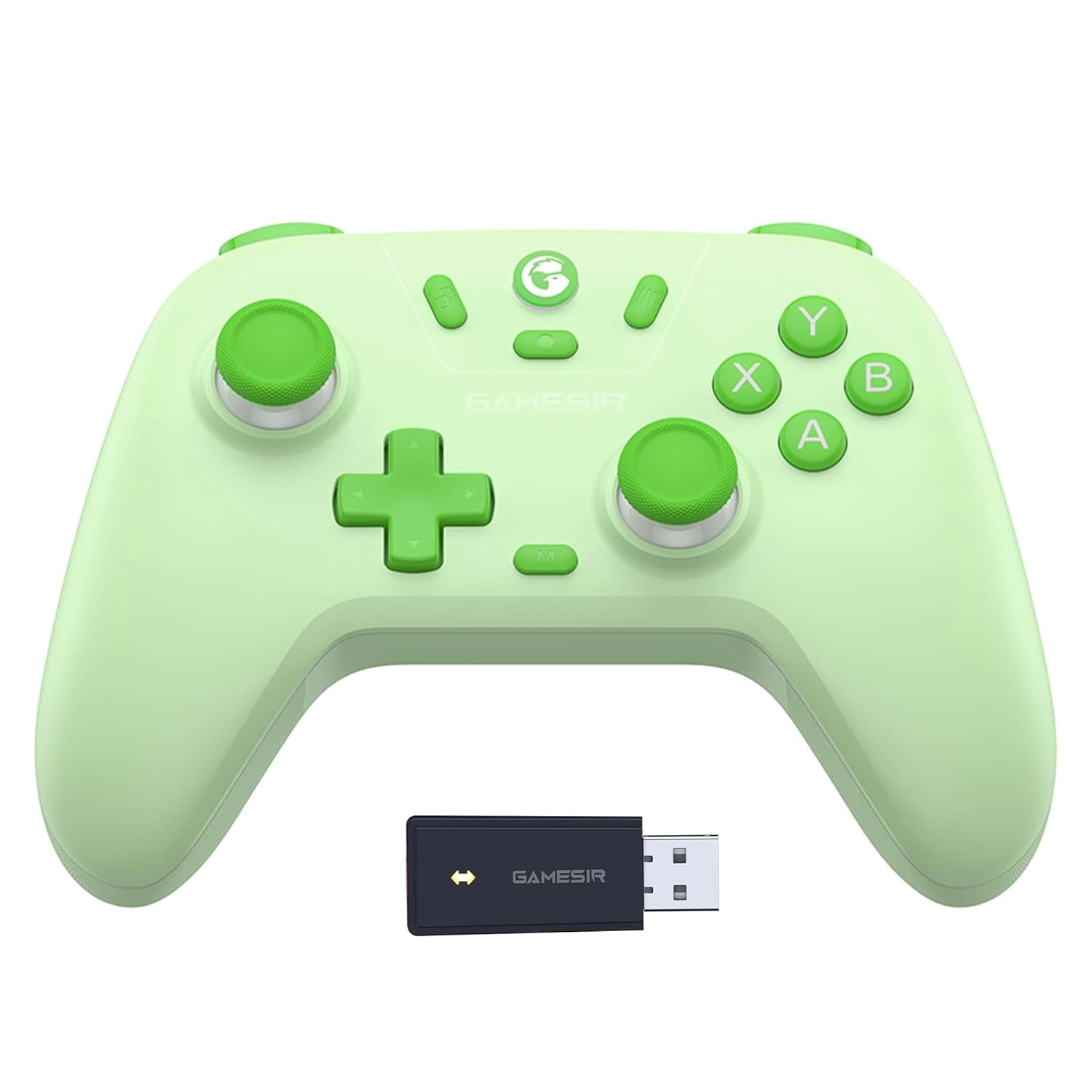 GameSir Nova Lite Manette Sans Fil - Manette Multi-Plates-Formes 2.4G/Bluetooth 5.3 pour PC/Switch/iPhone/Android/Steam Deck, Déclencheur à Effet Hall et Vibration de Vibration