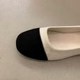 thumbnail image 4 of Casual Shoes For Women, Color-Block Canvas Slip-On Flats with Round Toe and Soft Sole for Spring and Summer, Large Sizes Available, 4 of 9