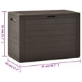 thumbnail image 3 of vidaXL Garden Storage Box Brown 78x44x55 cm, 3 of 4