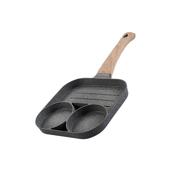 Egg Frying Pan Non Stick Burger Bacon Sausage Hamburg Cooker Pan Kitchen