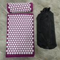 thumbnail image 2 of 1pcs Coussin d'Acupression Violet Oreiller + Coussin + Housse en Tissu, 2 of 5