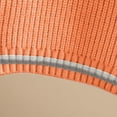 thumbnail image 3 of Chandail pour Tout-Petites Filles Mode Fille et Garçon Chandail Décontracté pour Enfants à Manches Longues Chaud à Col Rond Nouveau Chandails d'Hiver pour Enfants Chandail Tricoté Hauts Orange 9T, 3 of 6