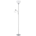 thumbnail image 1 of Mainstays 72 In Silver Finish Combo Floor Lamp, 1 of 5