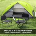 thumbnail image 4 of Outsunny 3-4 Person Pop Up Camping Tent, Waterproof Dome Tent, 4 of 10