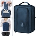 thumbnail image 1 of Dvkptbk Shoe Bags for Travel, Portable Travel Multifunctional Storage Carrying Box, Travel Shoe Bags, Foldable Shoe Storage Bag Hand Carrying Shoe Organizer, Navy, 1 of 9