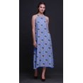 thumbnail image 2 of Bimba Robe Longue Dos Nu Géométrique Décontractée pour Femmes Robe de Plage Imprimée-TTG, 2 of 6