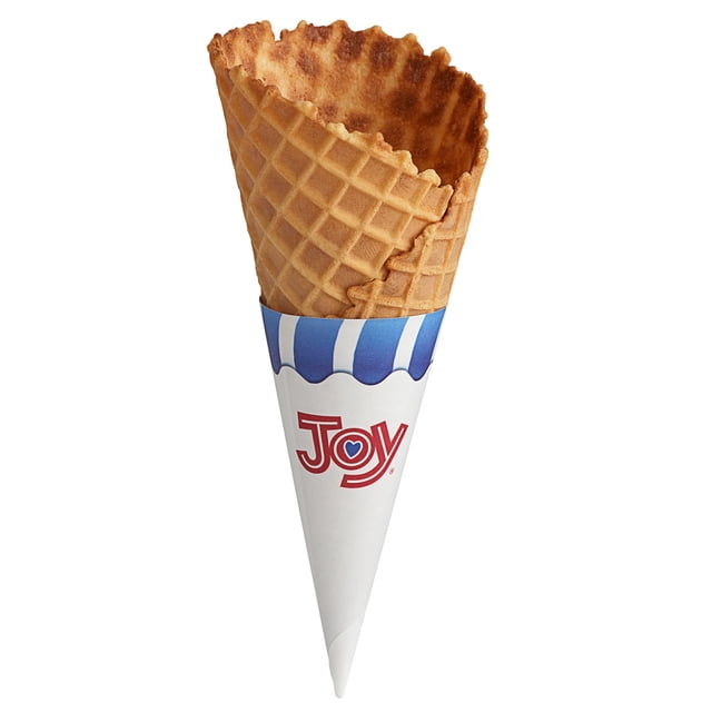 JOY Grand Cornet Gaufré à Gaine - 180/caisse
