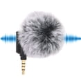 thumbnail image 4 of Smartphone Microphone, Metal Phone Noise Reduction Microphone 90 Degree Rotation Sensitive Sound Pickup  For Home 3.5mm -22db±3db, 4 of 8