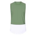 thumbnail image 5 of zfhfof Mens Workout Tank Tops Lightweight Sleeveless Running Gym Muscle Shirts Color Block Summer Tee Top, 5 of 5