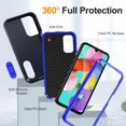 thumbnail image 4 of for Samsung Galaxy A15 Case, Samsung Galaxy A15 Phone Case with Built in Kickstand, Shockproof/Dustproof/Drop Proof Heavy Duty Military-Grade Rugged Protective Cover for Samsung Galaxy A15,Blue, 4 of 8