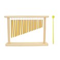 thumbnail image 1 of 20-Tone Table Top Bar Chimes 20 Bars Single-row Musical Percussion Instrument With Wood Stand Stick, 1 of 7