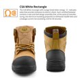 thumbnail image 3 of Tiger Safety CSA Men's Work Boots Waterproof Steel Toe Leather 7666, 3 of 7