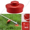 thumbnail image 3 of LEFU Replacement Trimmer Head,Petrol Trimmer Replacement Head, Trimmer Head Trimmer Bump Feed Line Spool Brush Cutter String Trimmer Head, Red, 3 of 4