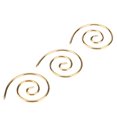 thumbnail image 1 of Spiral Cable Knitting Needle, Lightweight Strong Practicality Circular Knitting Needle  For Hats Gold, 1 of 8
