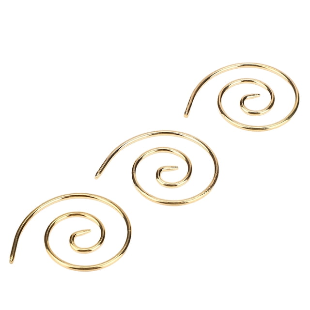 Spiral Cable Knitting Needle, Lightweight Strong Practicality Circular Knitting Needle For Hats Gold