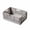 Grey, variant on TUWABEII Small Foldable Storage Bins for Desk Organization, Stackable Mini Plastic Storage Crates for Home Office Organizer, Folding Small Storage Basket Containers
