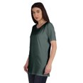 thumbnail image 4 of Inkmeso Plain Basic Tshirt Long Length Tee Short Sleeve Workout Top For Women, 4 of 9