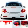 thumbnail image 1 of YIMWNYI Halloween Red Killing Tail Lamp Dropping Car Decal, Car Headlight Modification Sticker, Reflective Scratch Cover, Terror Theme Decoration for Halloween, Easy Installation, PVC Material, 1 of 7